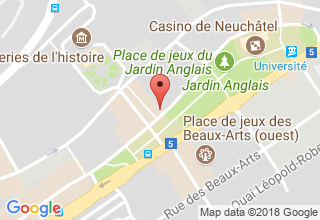Plan de localisation de Service informatique de l'Entité neuchâteloise